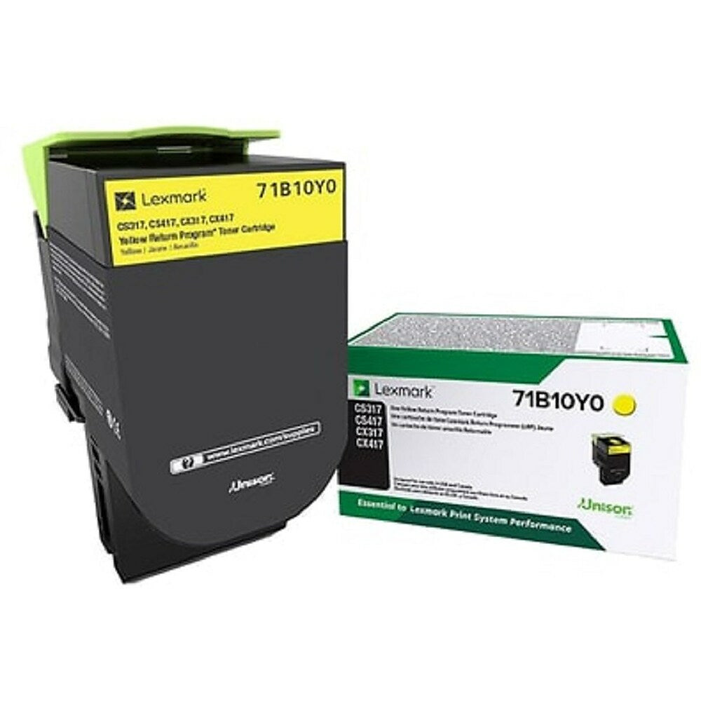 Lexmark CS/X317/417/517 Yellow Return Program Toner Cartridge (71B10Y0)