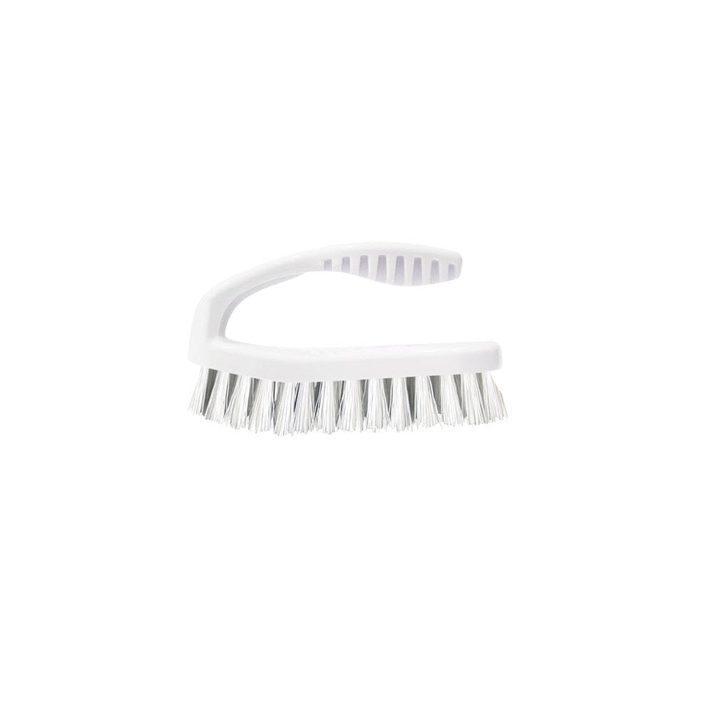 Vileda 6" Plastic Hand Brush, White