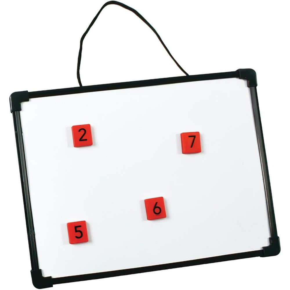 SI Manufacturing Medium Magnetic Write 'n' Wipe Board - 6 Set