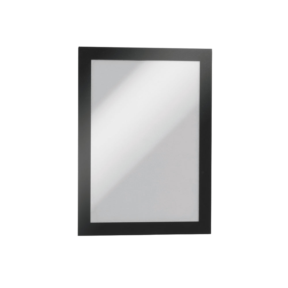 Durable Duraframe Half Letter Frame - 8.5" W x 5.5" H- Black - 2 Pack