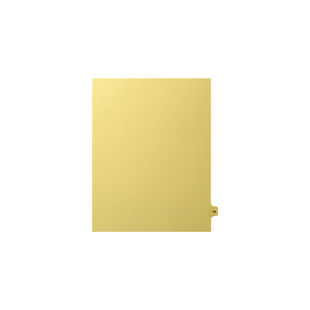 Onglets numériques Sterling Singles, n° 44, chamois, format lettre, coupe 1/15, paquet de 25