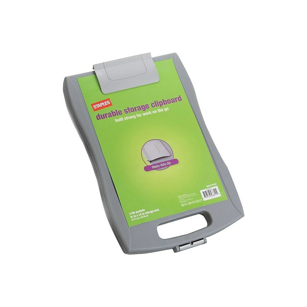 Staples Durable Storage Letter Clipboard - Grey