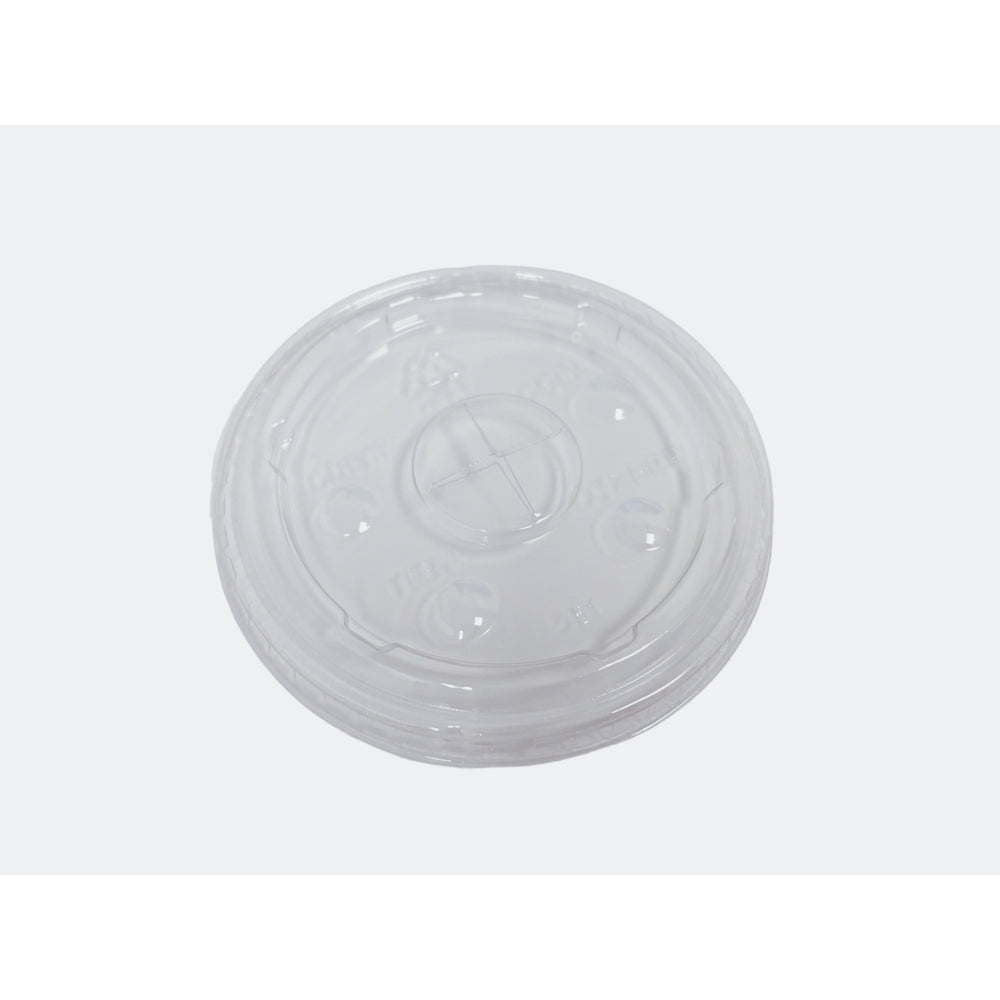 Eco-Packaging 90 mm PET Flat Lid for 12-24 oz - 1000 Pack