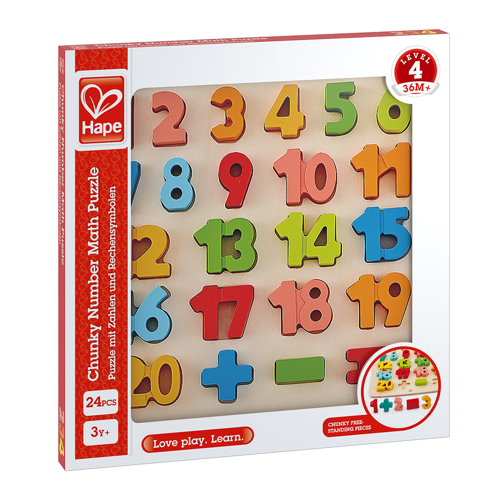 Hape Chunky Number Math Puzzle