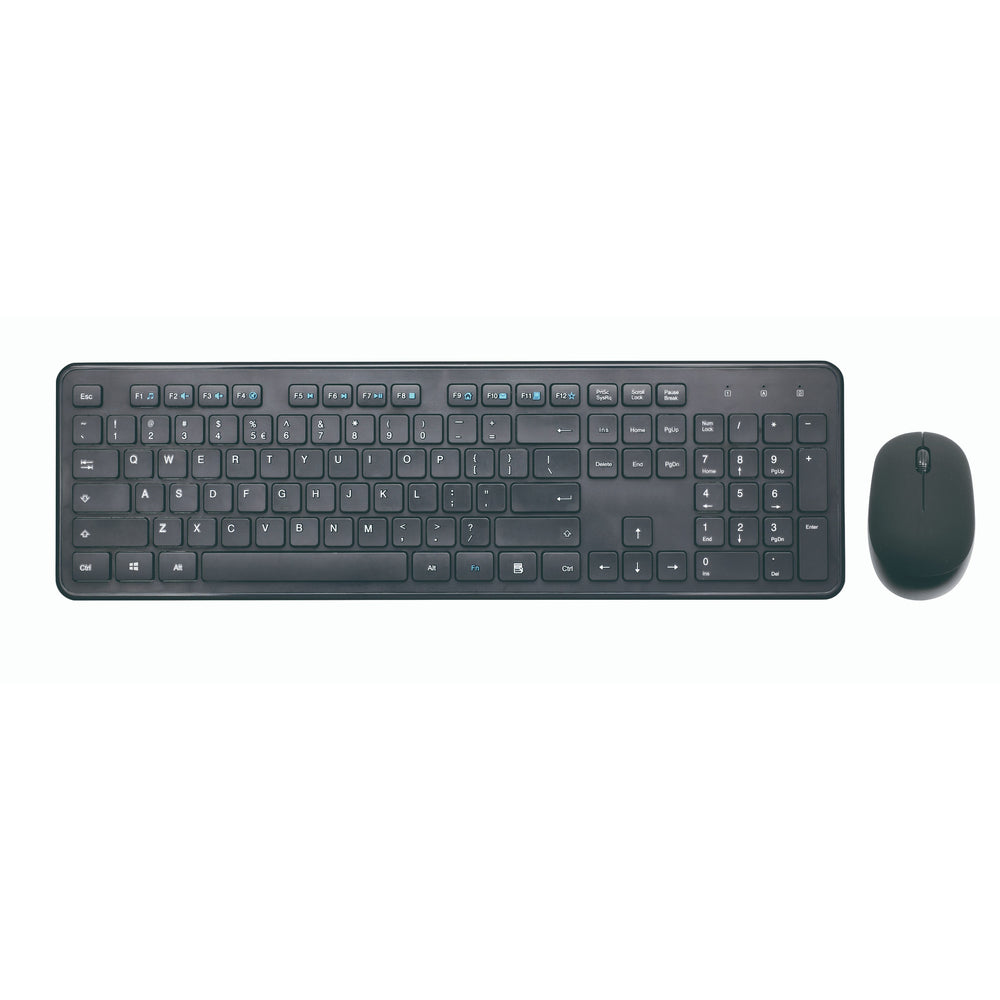 Clavier et souris sans fil Basic Tech - Noir
