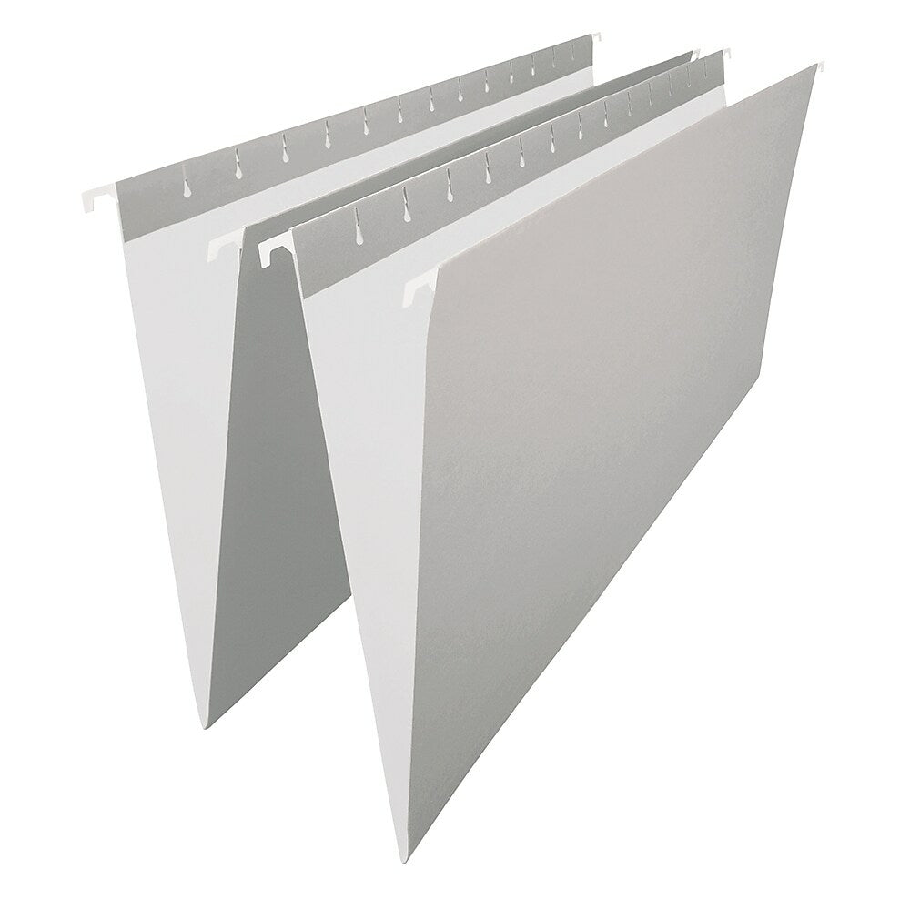 Chemises suspendues grises Staples - Format lettre - Paquet de 25