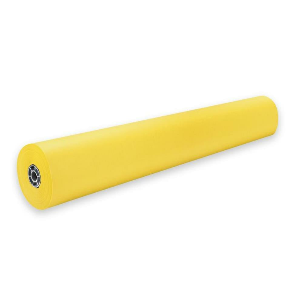 Papier kraft arc-en-ciel à double finition, canari, 91,4 cm x 304,8 m, 1 rouleau