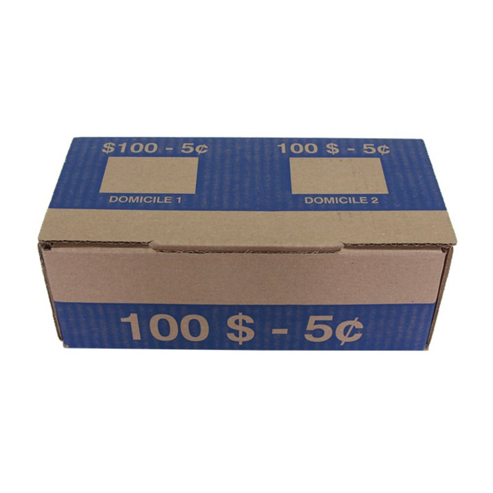 Boîte à pièces découpée Northern Specialty - Nickel - Paquet de 50