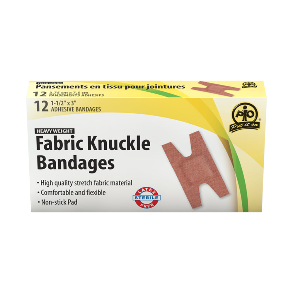 Wasip Fabric Knuckle Bandage - 12 Pack