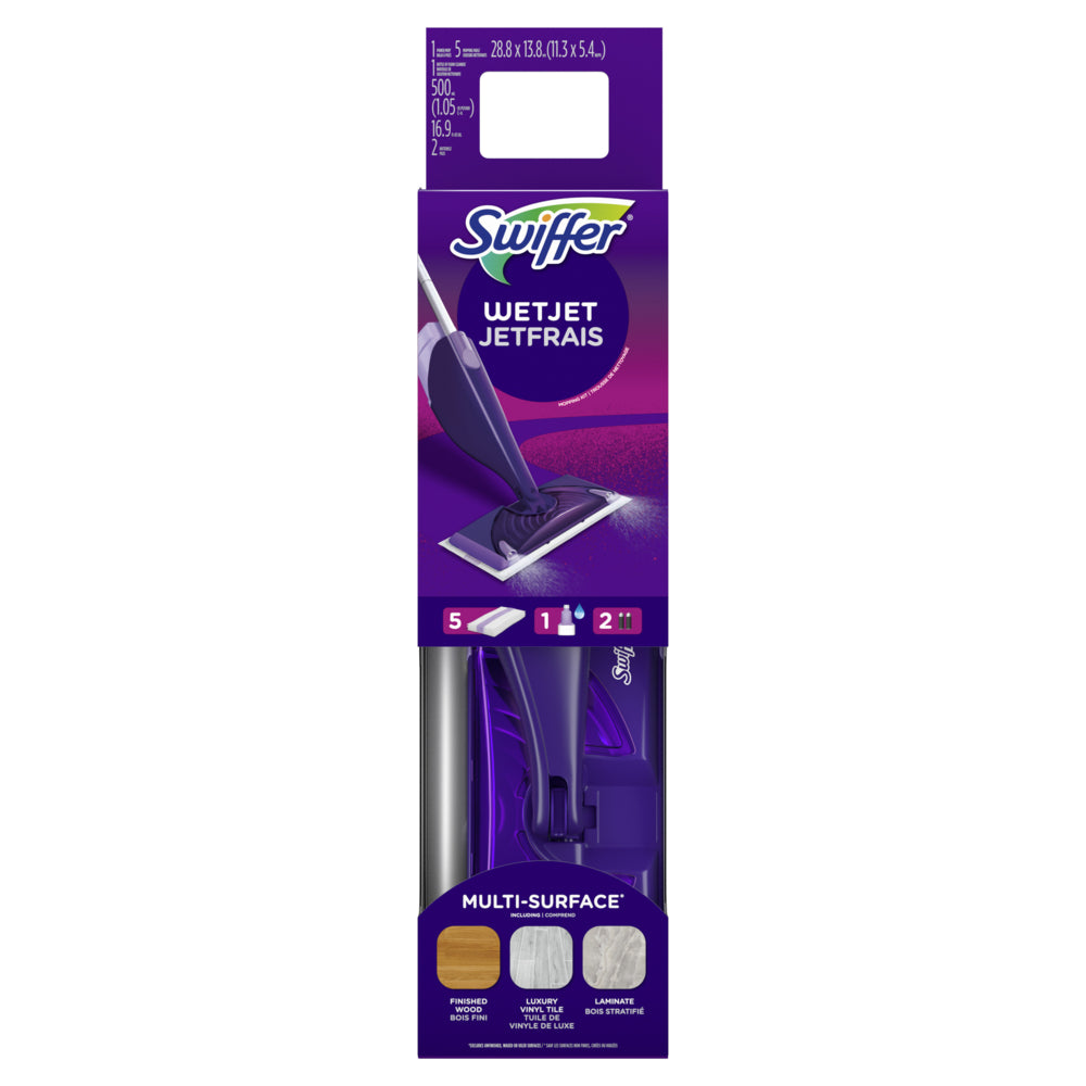 Kit de démarrage pour balai Swiffer WetJet