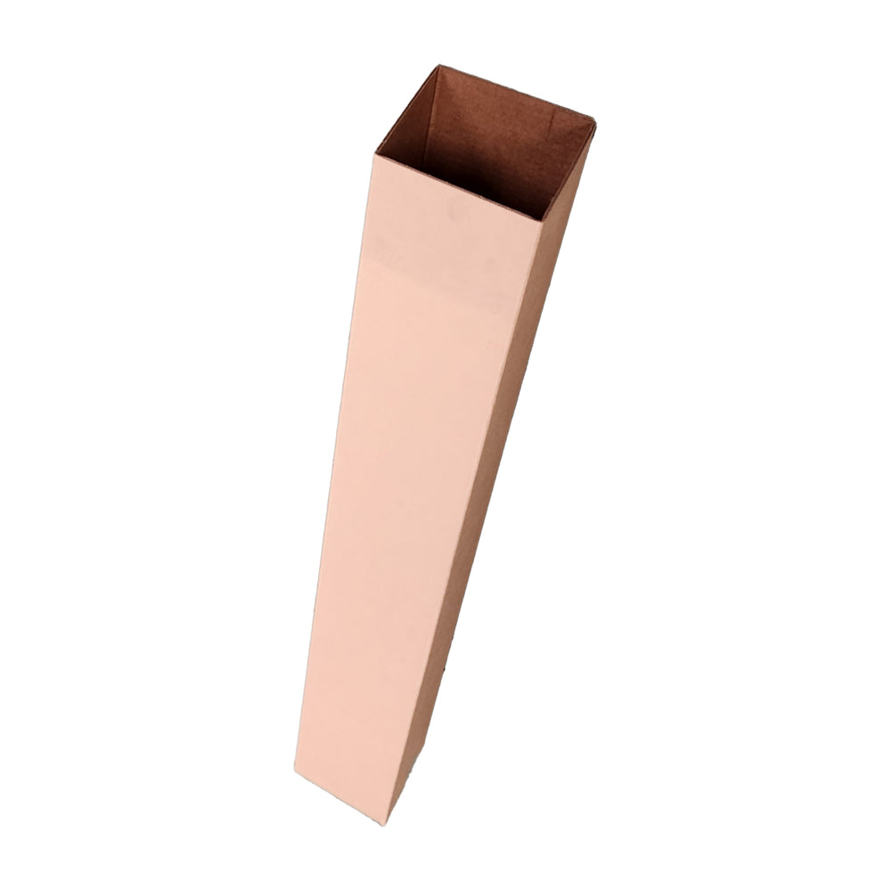 Gerrity Corrugated Box - 6" L x 6" W x 48" H - FOL Bottom - Glued Inside - 200-C Mullen - 360 Boxes/skid