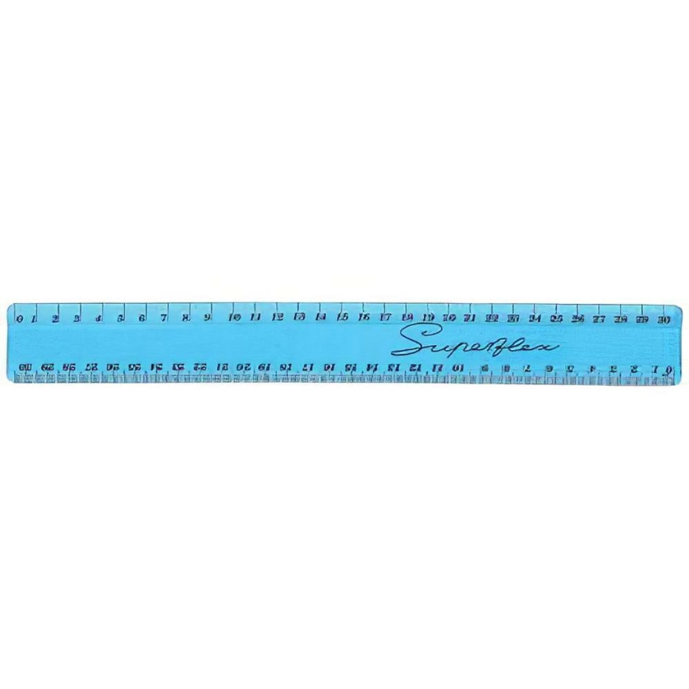 Règle Acme Superflex, 30 cm, couleurs assorties