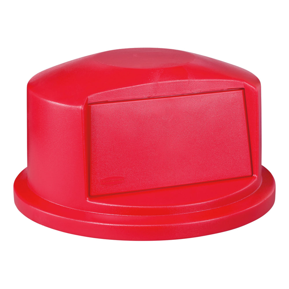 Couvercle dôme pour poubelle Rubbermaid Brute pour conteneur de 32 gallons - Rouge