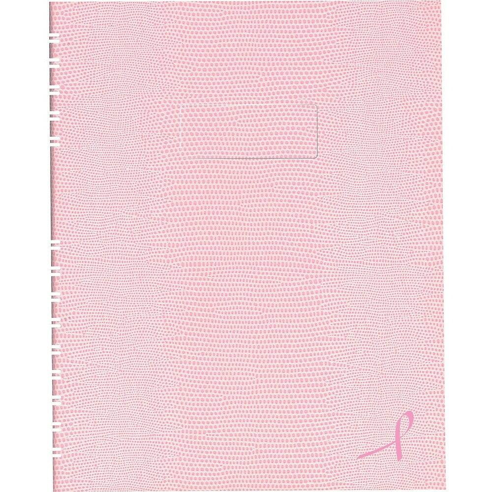 Carnet de notes Blueline Notepro à couverture rigide, ruban rose, 9-1/4" x 7-1/4", rose, 150 pages