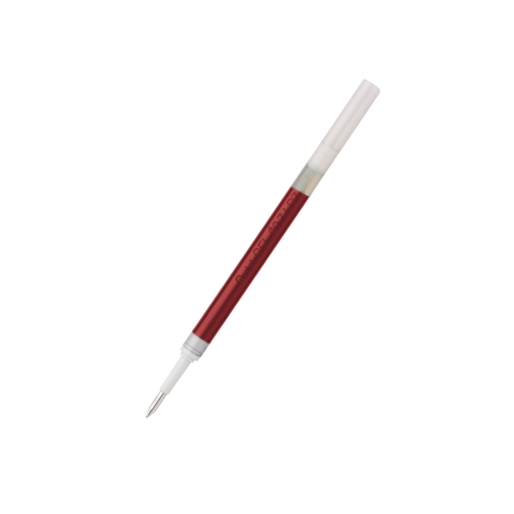 Recharge pour stylo roller à encre gel liquide Pentel EnerGel - Pointe moyenne - 0,7 mm - Rouge