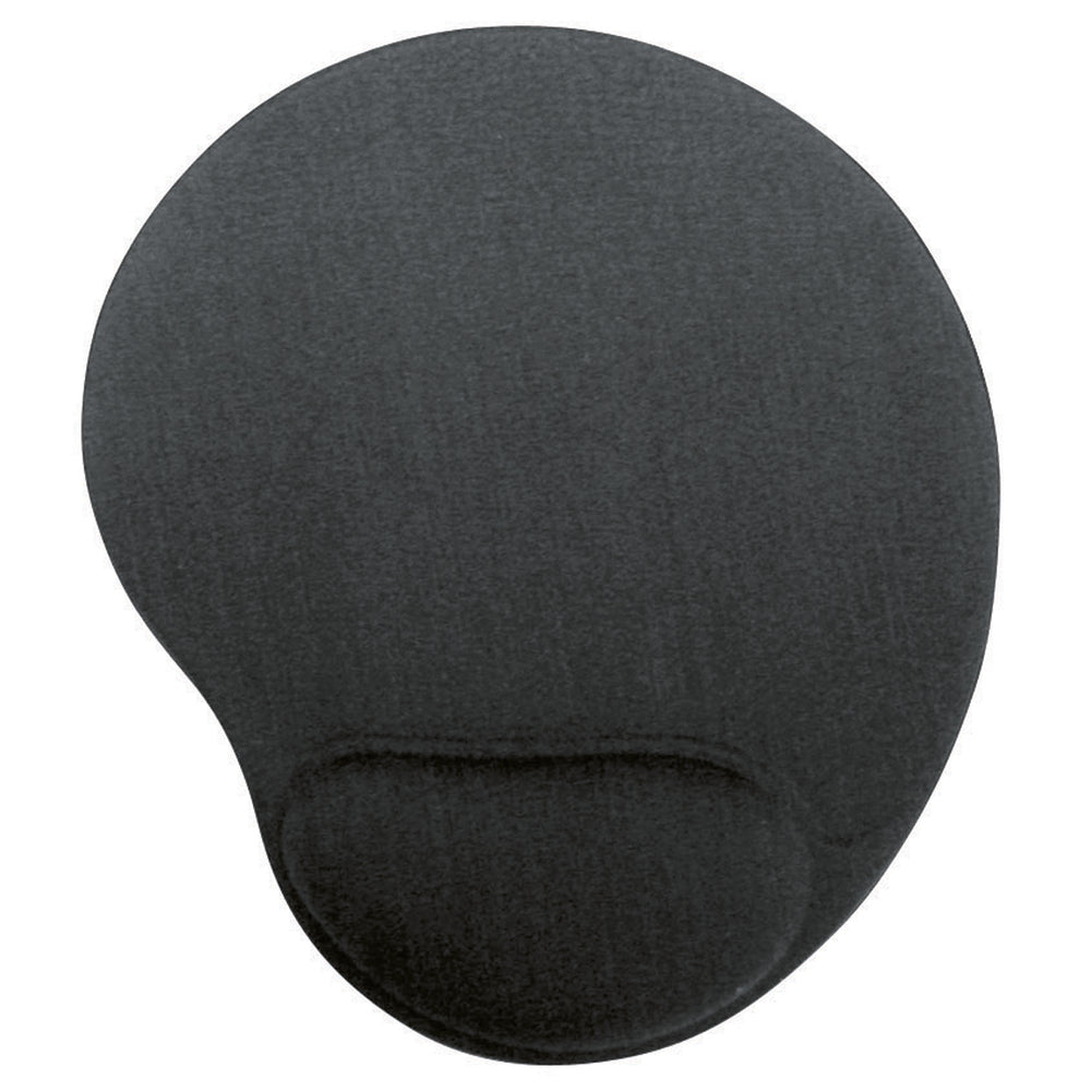 StaplesMouse Pad with Wrist Rest - Gel - Black