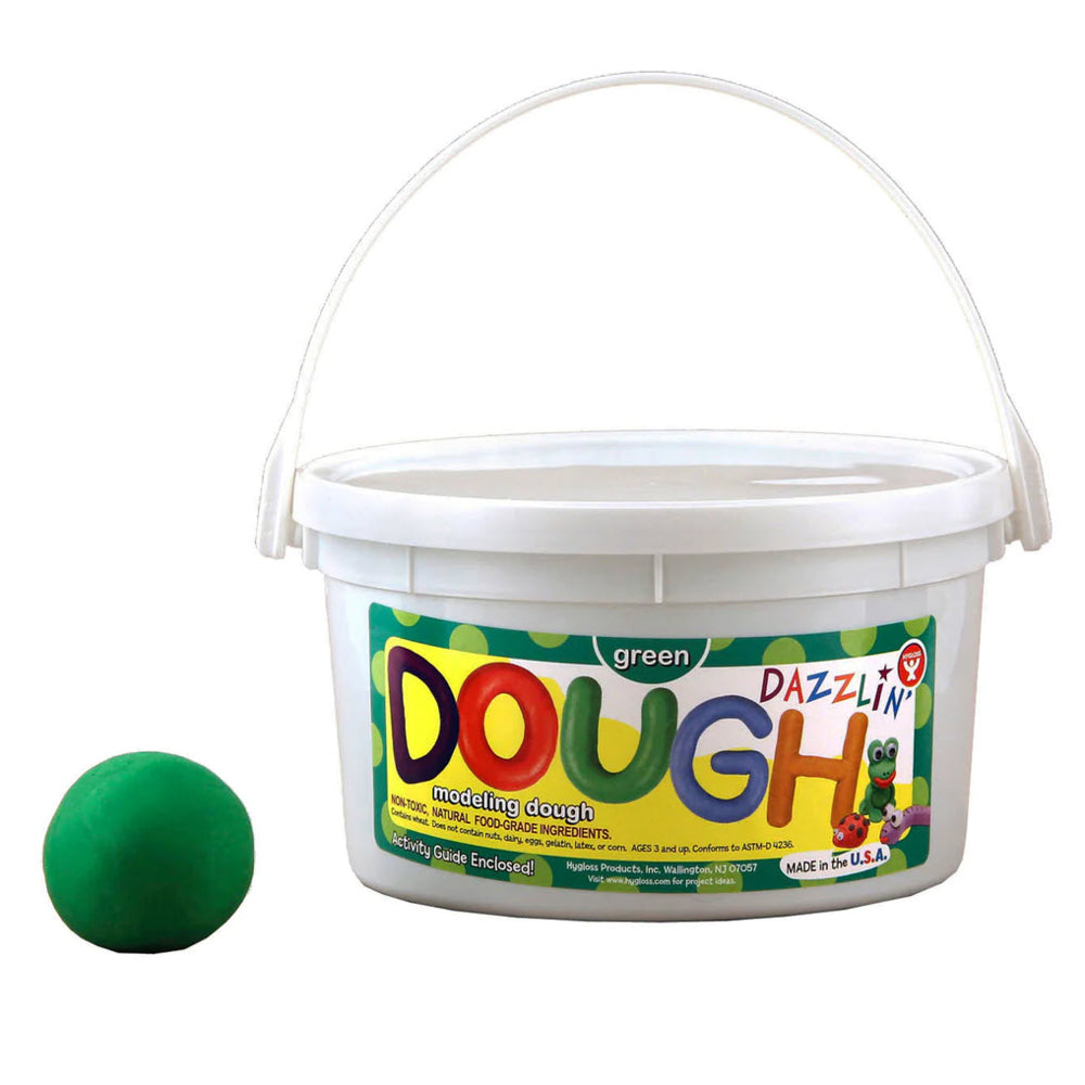 Pâte à modeler éblouissante Hygloss Green, 1,3 kg (HYG48302)