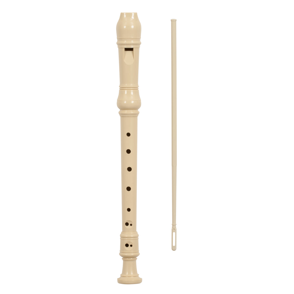 Flûte à bec soprano Merangue avec bâtonnet de nettoyage - Beige