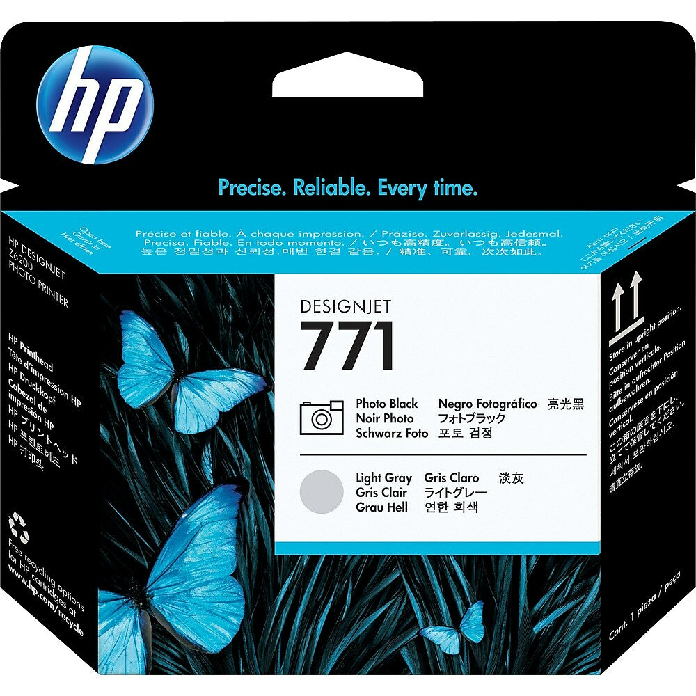 HP 771 Photo Black and Light Grey Printhead (CE020A)