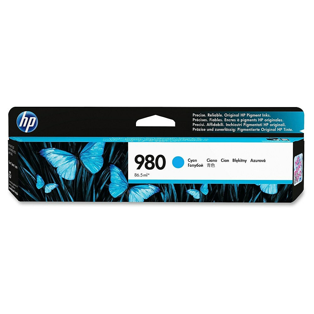 Cartouche d'encre HP 980 - Jet d'encre - Cyan - (D8J07A)