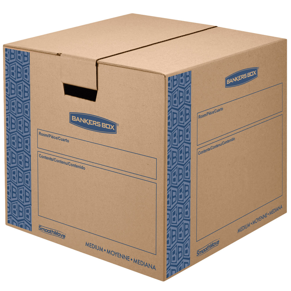 Fellowes Prime SmoothMove Bankers Boxes - Medium - 8 Pack