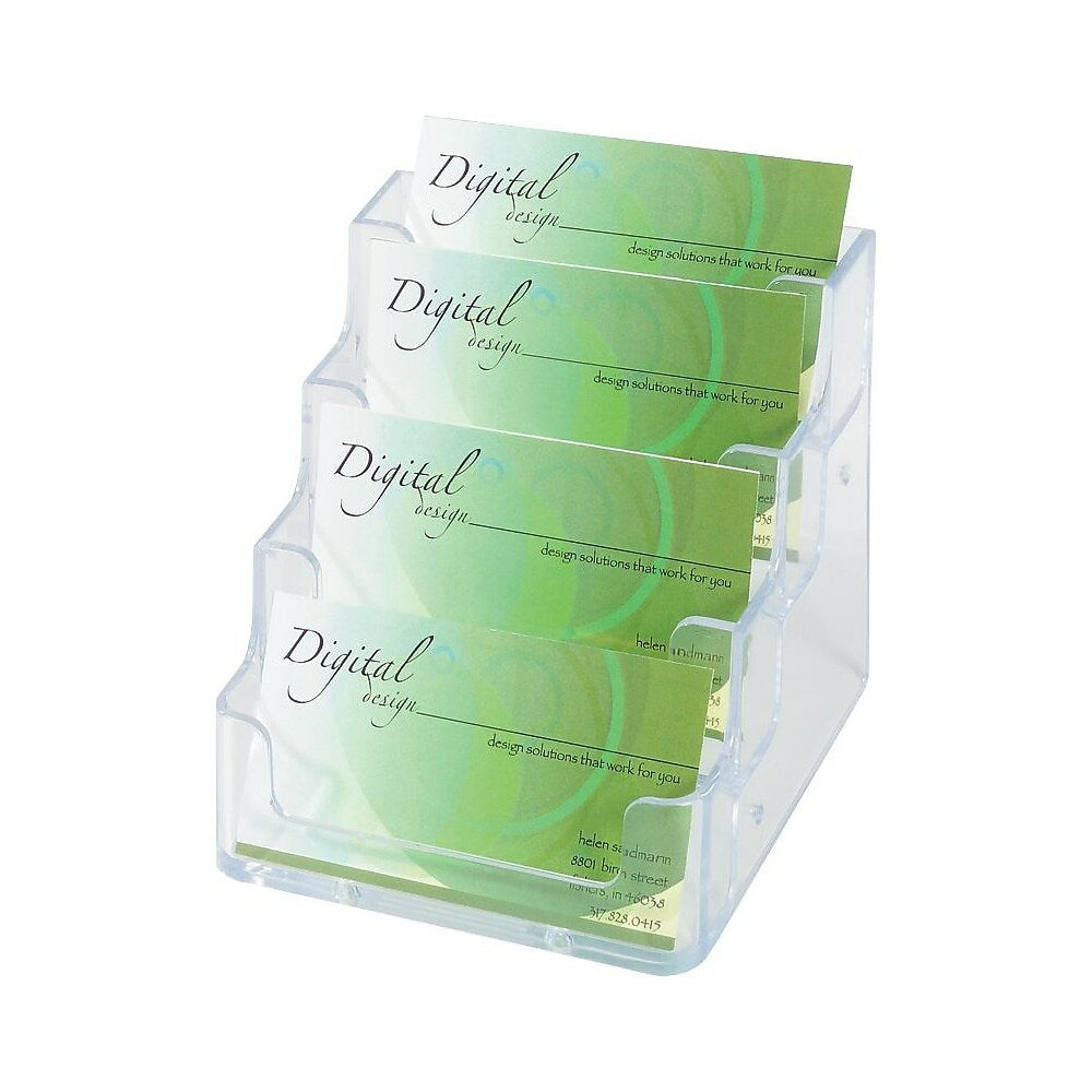 Staples Plastic 4-Pocket Business Card Holder – D2D HealthCo