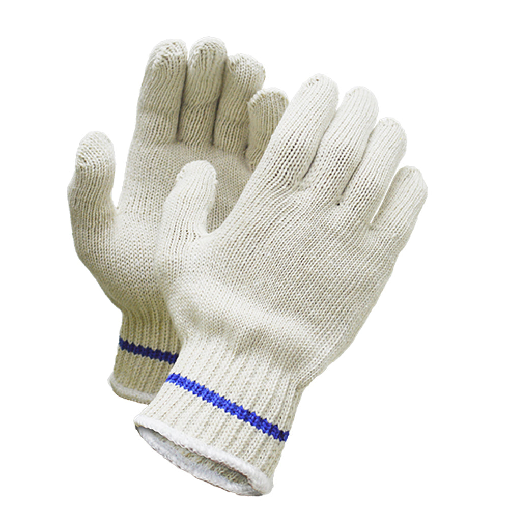 Ronco Cotton Gloves - Natural - Medium - 12 Pack