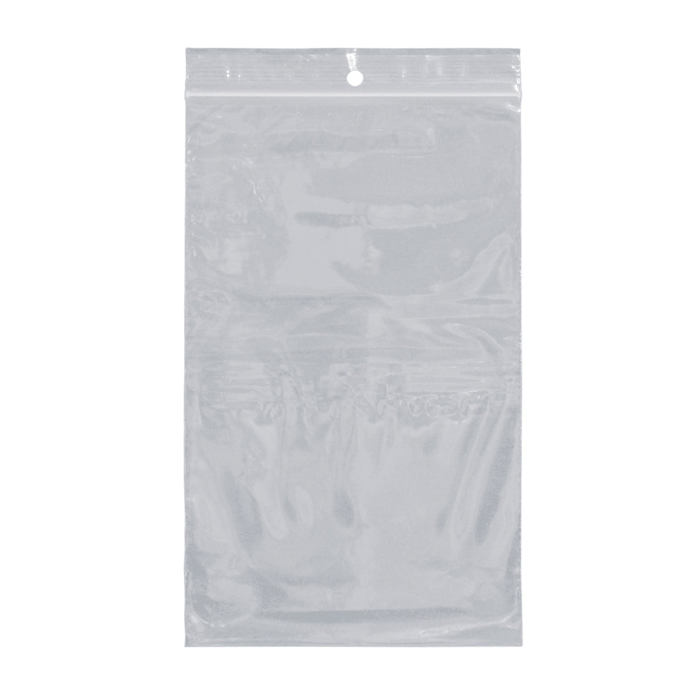 Sachet refermable SPC en polyéthylène - 2 mil - 4" x 12" - Paquet de 1 000