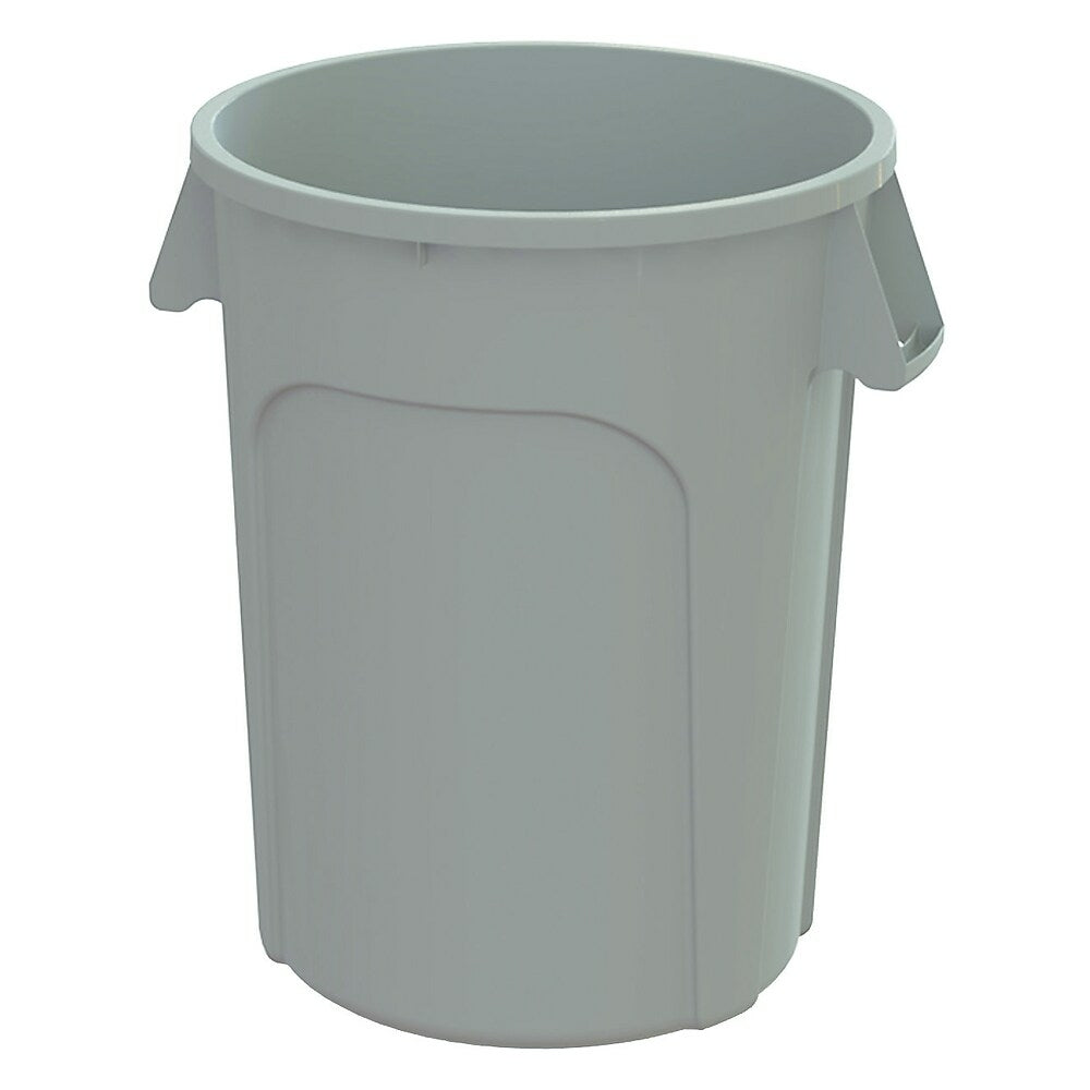 Conteneur à déchets durable Globe de 44 gallons, gris