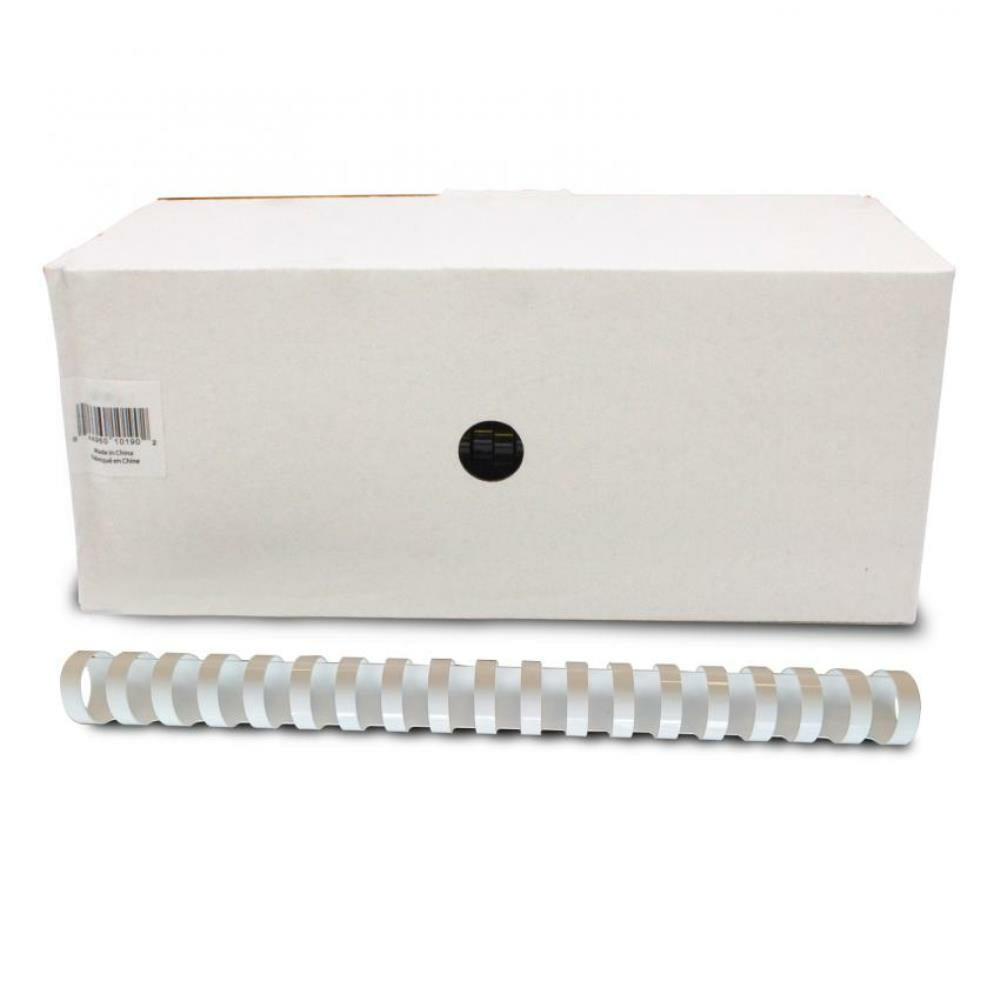 NXP 19 Ring Plastic Binding Combs - 7/8" - Black/White - 50 Pack