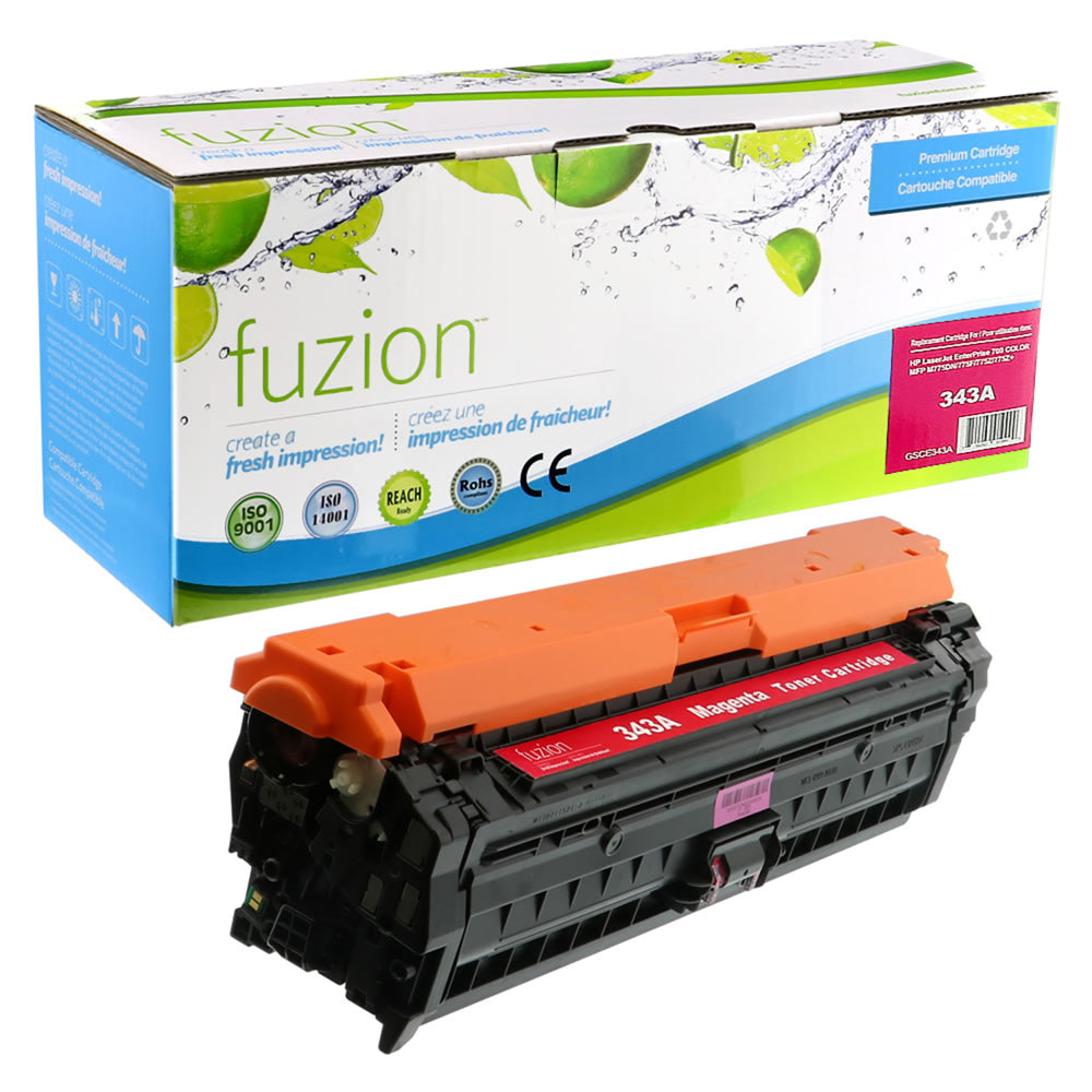 fuzion HP 651A Remanufactured Toner Cartridge - Standard Yield - Magenta