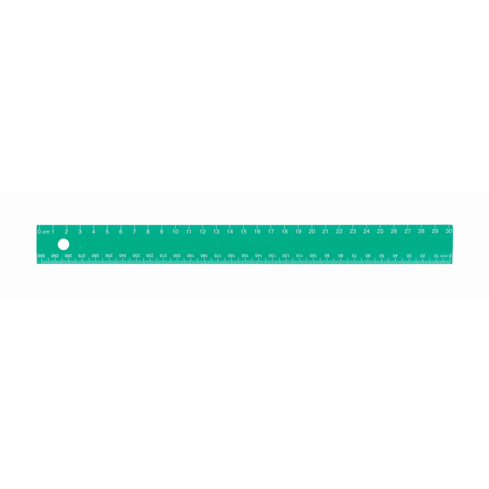Westcott Plastic Ruler - 30cm - Jewel Colours