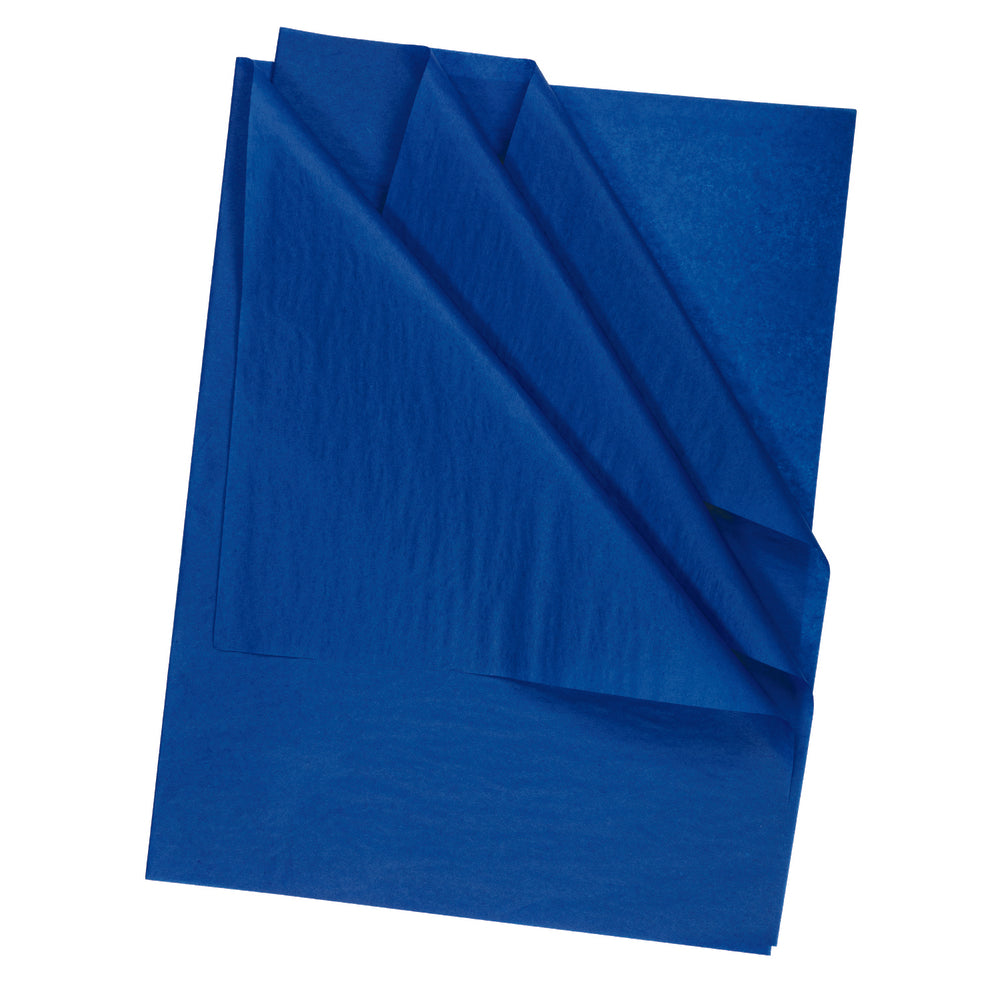 North American Paper Inc. Tissue Paper - 20" x 30" - Dark Blue - 24 Sheets