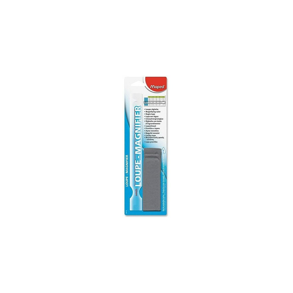 Maped 9.85" Magnifying Ruler
