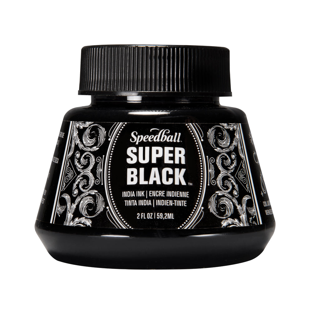 Encre de Chine Speedball Art Products Super Black - Noir - 60 ml