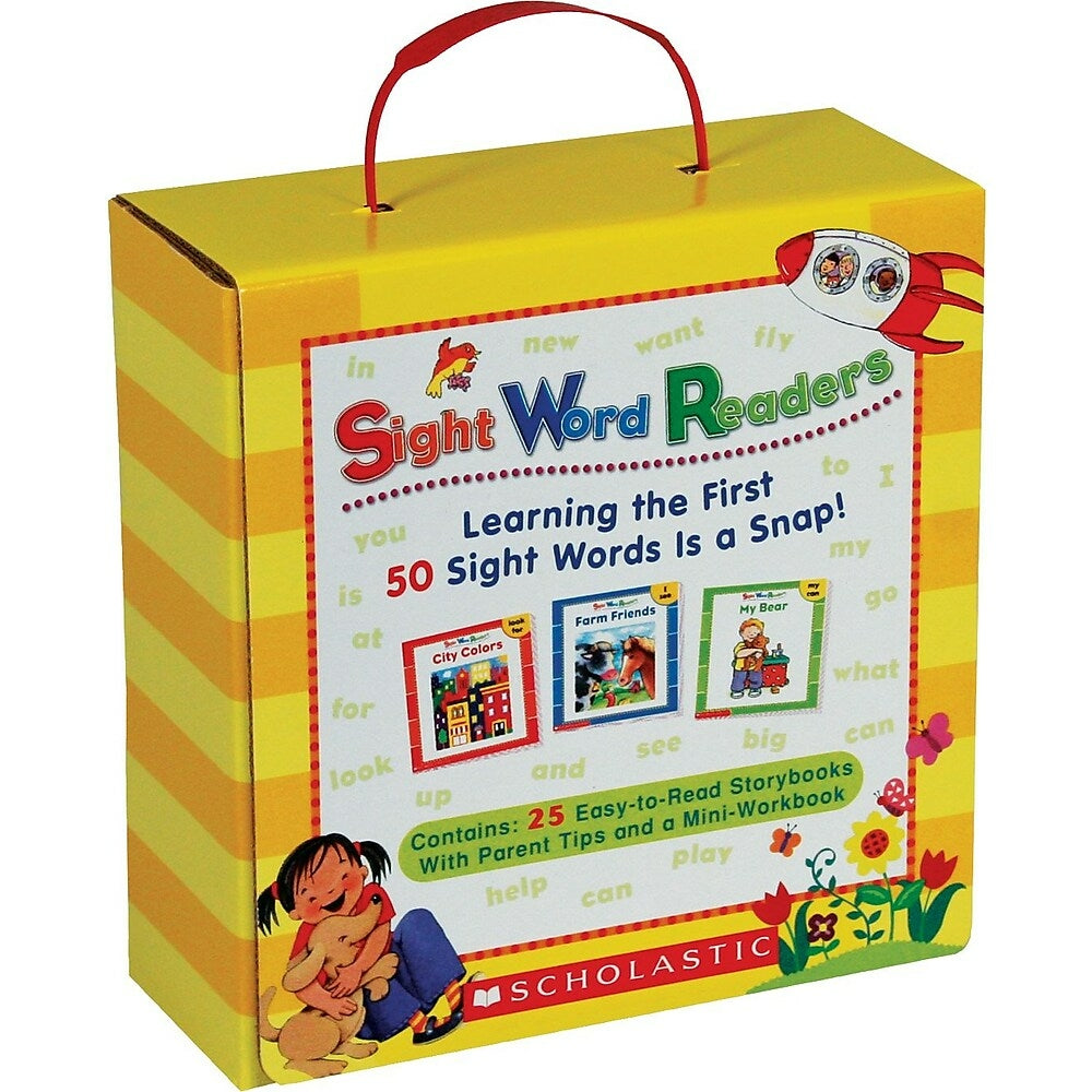Scholastic Sight Word Readers Boxed Set Learning the First 50 Sight Words Is a Snap!