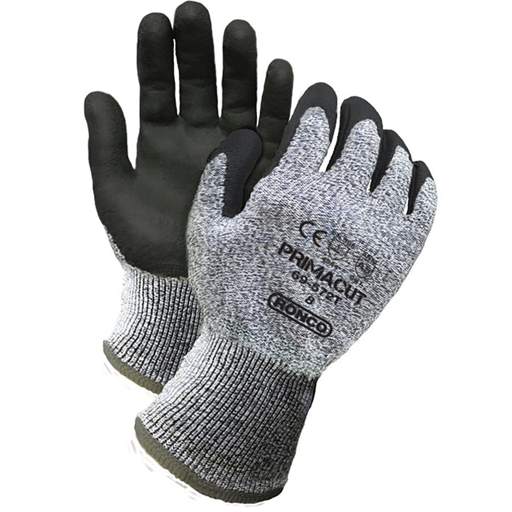 Gants Ronco PrimaCut - Gris - Taille M - 6 paires