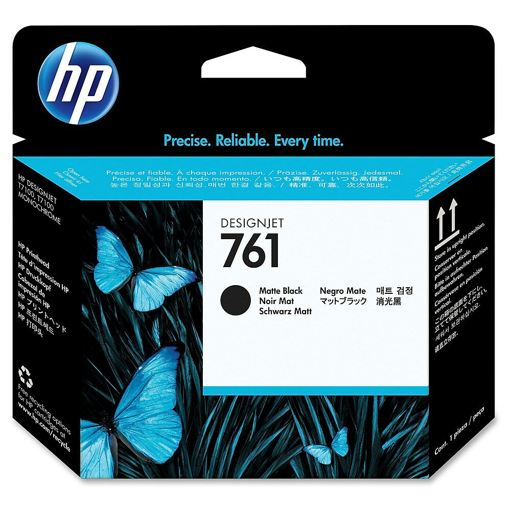 HP 761 Printhead - Inkjet - Matte Black - (CH648A)