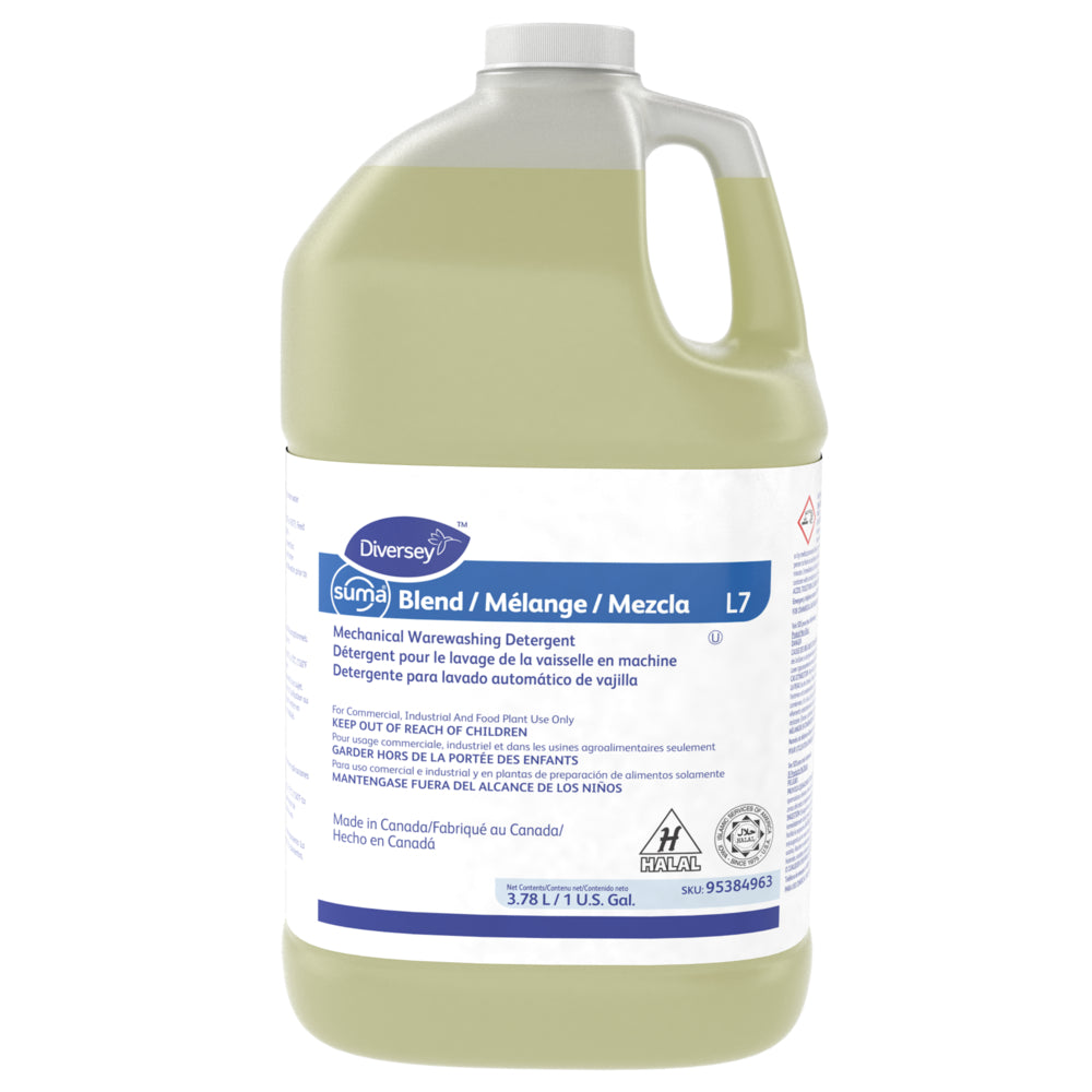 Diversey Suma Blend Mechanical Warewashing Detergent - 3.78L - 4 Pack
