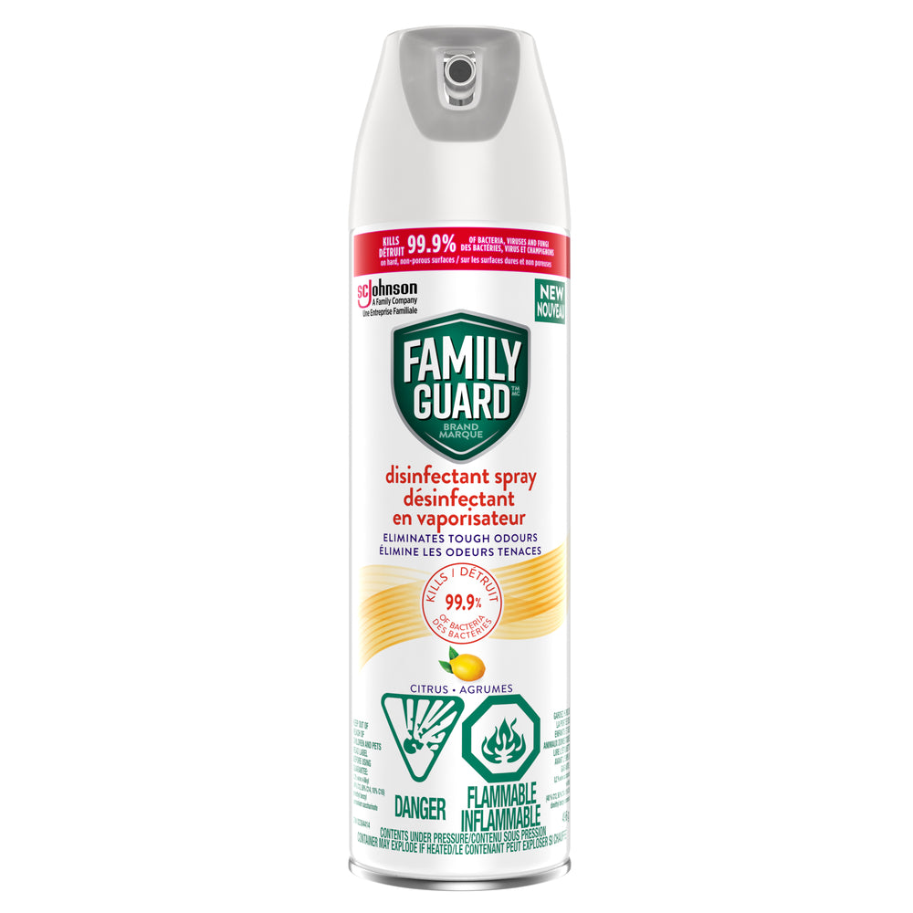 SC Johnson Family Guard Disinfectant Spray - Citrus - 496g
