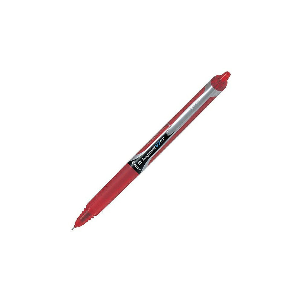 Pilot Hi-Tecpoint Rollerball Pens - Grip - Retractable - V7 - Red