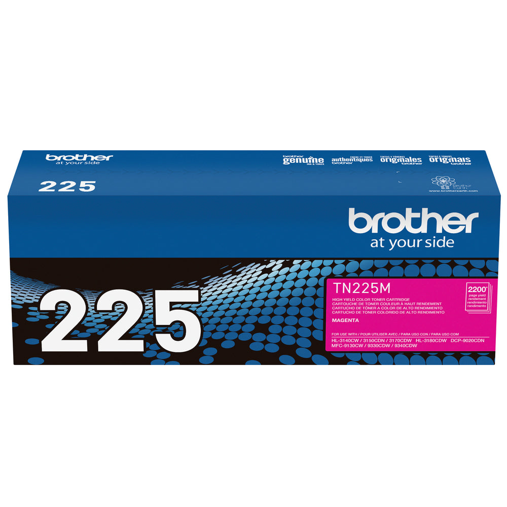 Cartouche de toner magenta haute capacité Brother TN225M