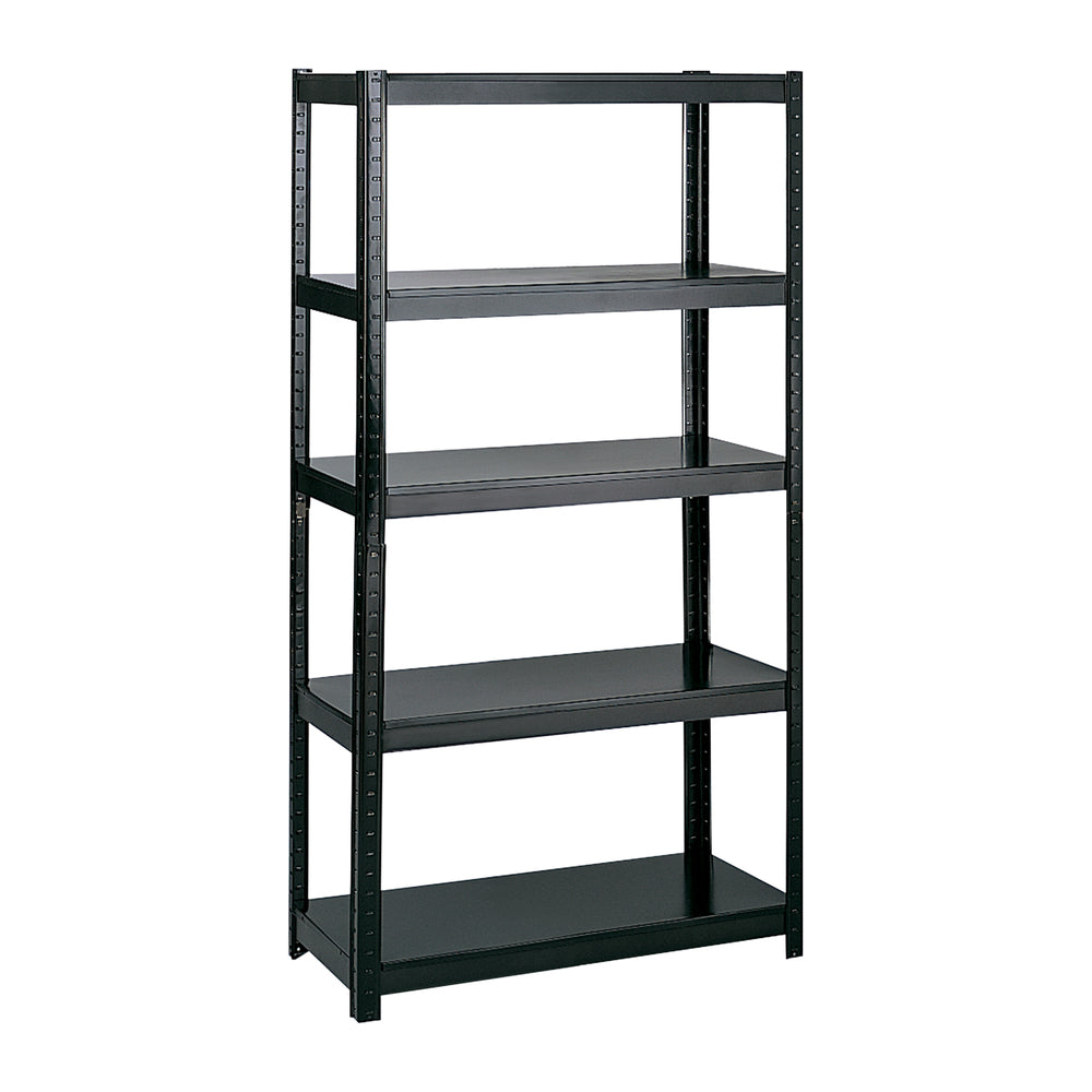 Étagère en acier sans boulons Safco 36 po de largeur - Noir