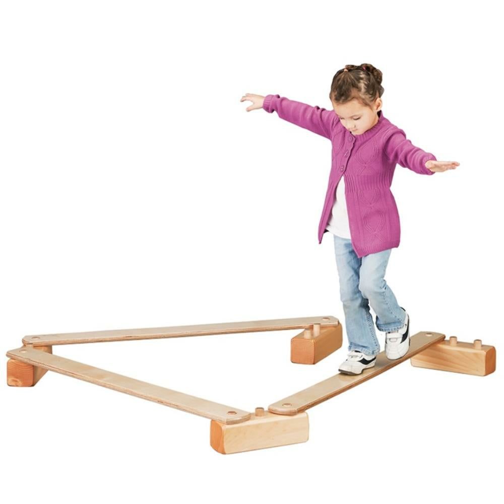 Ensemble de planches d'équilibre en bois, 7 pièces