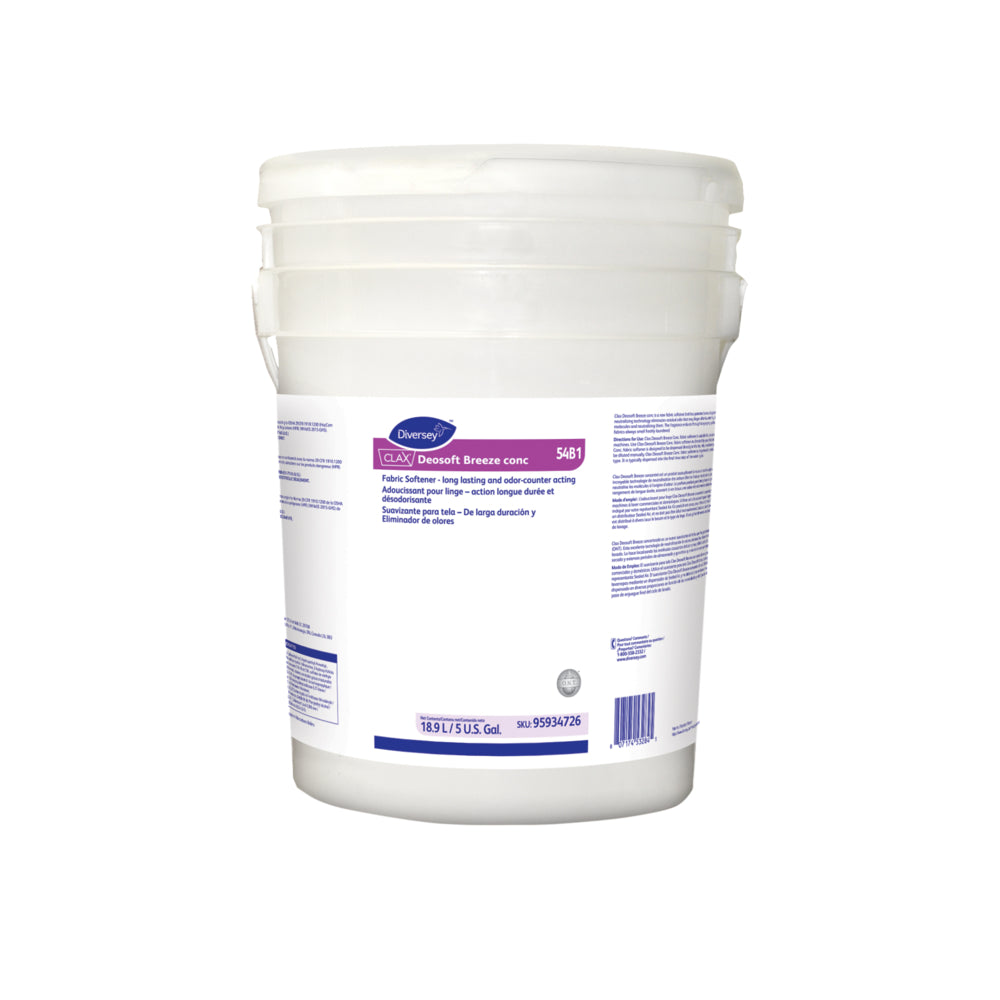 Diversey CLax Deosoft Fabric Softener - 18.9L