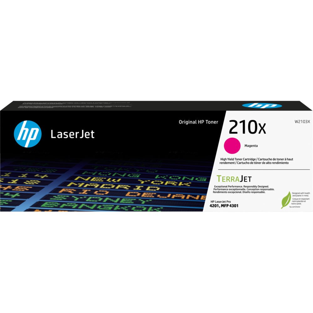 Cartouche de toner magenta HP TerraJet 210X d'origine