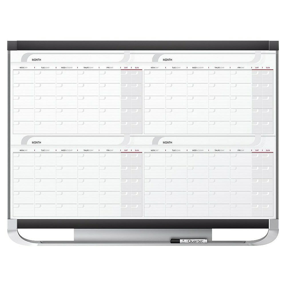 Calendrier magnétique Quartet Prestige 2 (20125) - 4 mois - 48" x 36"