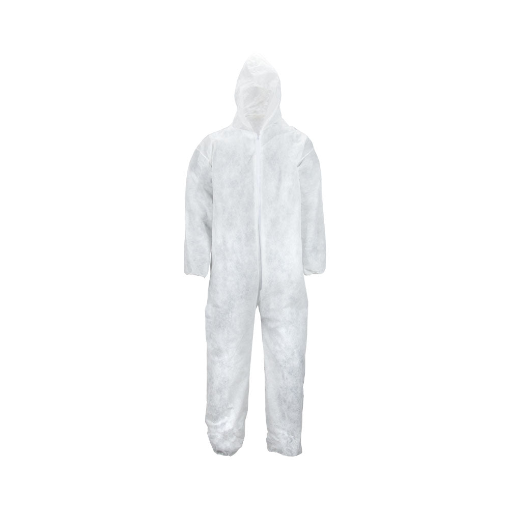 Wasip Heavy-Duty Disposable Polypropylene Coveralls - White - 3XL