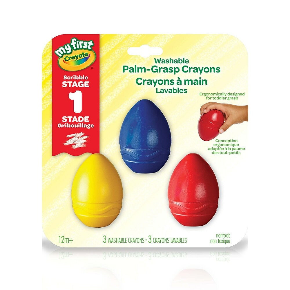 My First Crayola Palm Grasp Crayons - 3 Pack