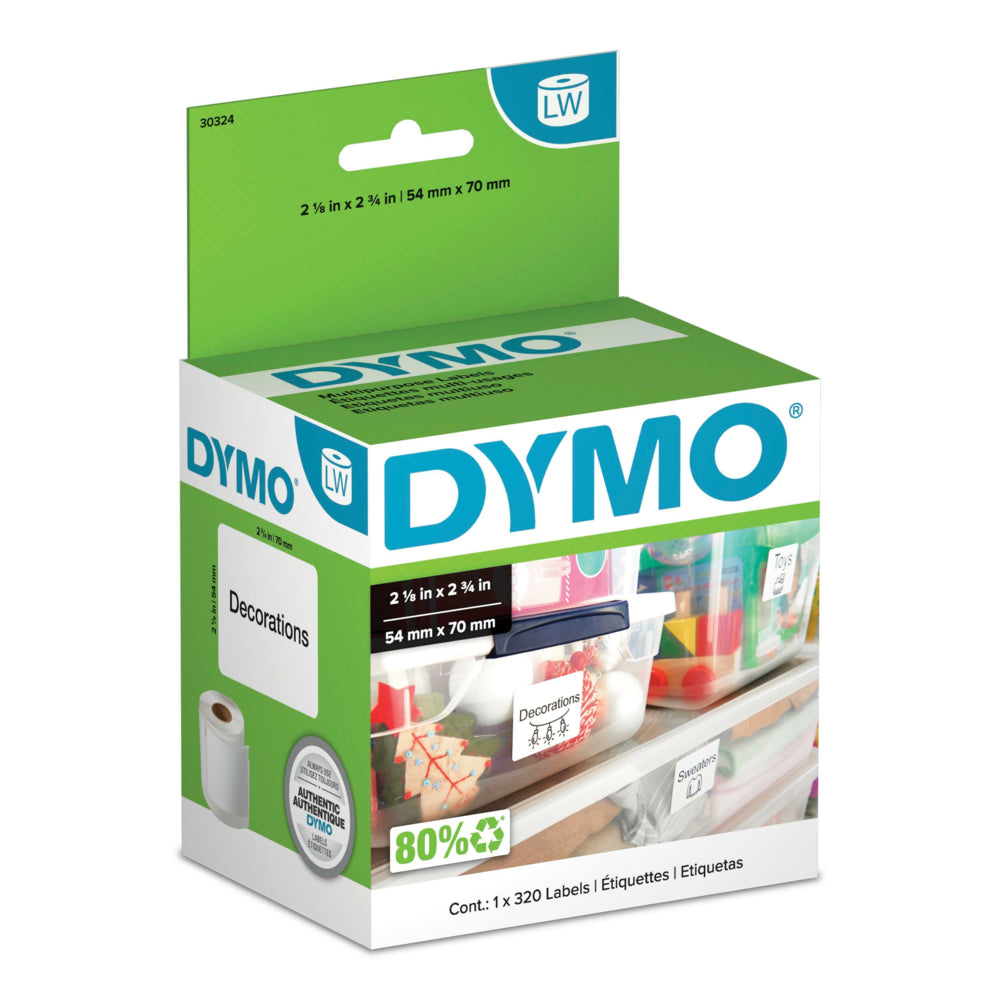 Étiquettes pour disquettes DYMO LabelWriter 3,5" - 2-1/8" x 2-3/4"